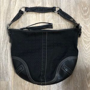 Used Coach Medium Soho Hobo Bag Black